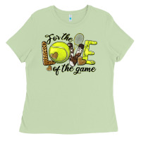 Matcha for the love of the game tennis Ladies Tee - BarkalooDesign
