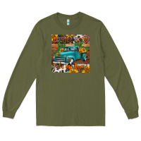 Army Green country roads take me home truck coaster Long Sleeve Tee - Jasminsmagicworld