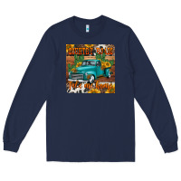 Navy country roads take me home truck coaster Long Sleeve Tee - Jasminsmagicworld