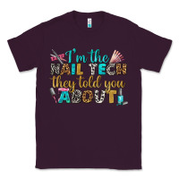 Plum i'm the nail tech they told you about bbs Classic Tee - BundleAndBundleShop
