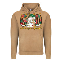 Vintage Camel With God all things are possible with snowman Vintage Hoodie - NancyCooperArtShop
