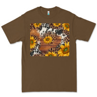 Cacao sunflowers cowhide leopard mousepad Premium Tee - Jasminsmagicworld