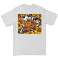 Dove Grey sunflowers cowhide leopard mousepad Premium Tee - Jasminsmagicworld