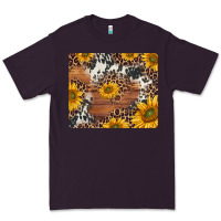 Plum sunflowers cowhide leopard mousepad Premium Tee - Jasminsmagicworld