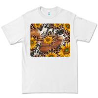 White sunflowers cowhide leopard mousepad Premium Tee - Jasminsmagicworld