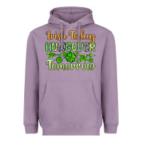 Lavender St. Patrick's Irish today hungover tomorrow Heavyweight Hoodie - OliviaCreatesArt