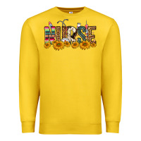 Western Nurse Sunflower Premium Sweatshirt | Teevron