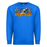 True Royal Western Nurse Sunflower Premium Sweatshirt - FaDigitalArtStudio