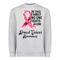 Heather Grey in this family fights alone breast cancer awareness Heavyweight Sweatshirt - Bettercallsaul