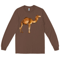 Chestnut camel Long Sleeve Tee - BarkalooDesign