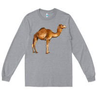 Heather Grey camel Long Sleeve Tee - BarkalooDesign