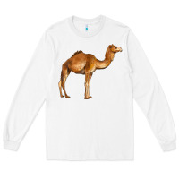 White camel Long Sleeve Tee - BarkalooDesign