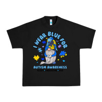 Black i wear blue for autism awareness Urban Heavy Tee - JahusDesignShop