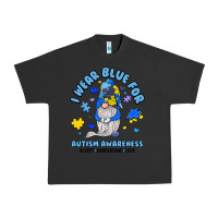 Pigment Black i wear blue for autism awareness Urban Heavy Tee - JahusDesignShop