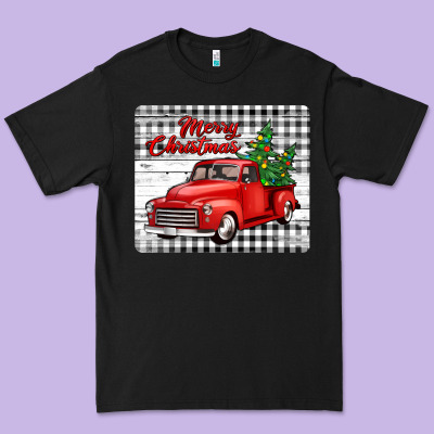 Merry Christmas Mousepad Premium Tee Designed By Jasminsmagicworld