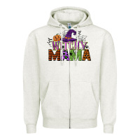 Oatmeal Heather witchy mama Zipper Hoodie - CowGirlArtShop