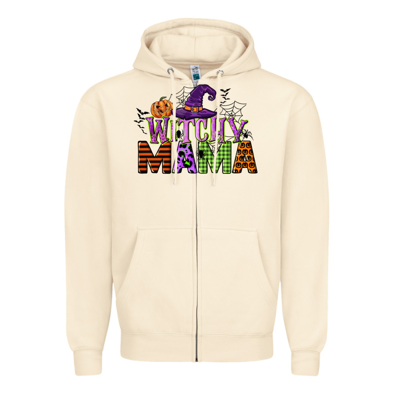 Witchy Mama Zipper Hoodie by CowGirlArtShop | Teevron