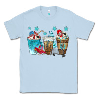 Dusty Blue hockey coffee cups bbs Classic Tee - BundleAndBundleShop