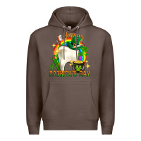 Coffee Happy Dentist St. Patrick's Day Premium Hoodie - HowdyJamesFarm