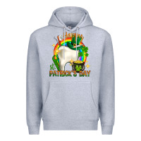 Heather Grey Happy Dentist St. Patrick's Day Premium Hoodie - HowdyJamesFarm