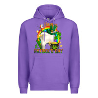 Purple Happy Dentist St. Patrick's Day Premium Hoodie - HowdyJamesFarm