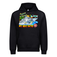 Black 2024 Cruisin Urban Hoodie - CowhideDigitalArt
