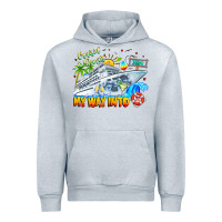 Heather Grey 2024 Cruisin Urban Hoodie - CowhideDigitalArt