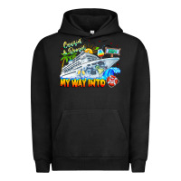 Pigment Black 2024 Cruisin Urban Hoodie - CowhideDigitalArt