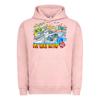 Pigment Salmon 2024 Cruisin Urban Hoodie - CowhideDigitalArt