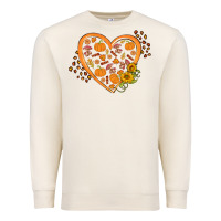 Sandshell Western Autumn Heart Premium Sweatshirt - FaDigitalArtStudio