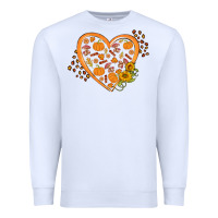 Western Autumn Heart Premium Sweatshirt | Teevron