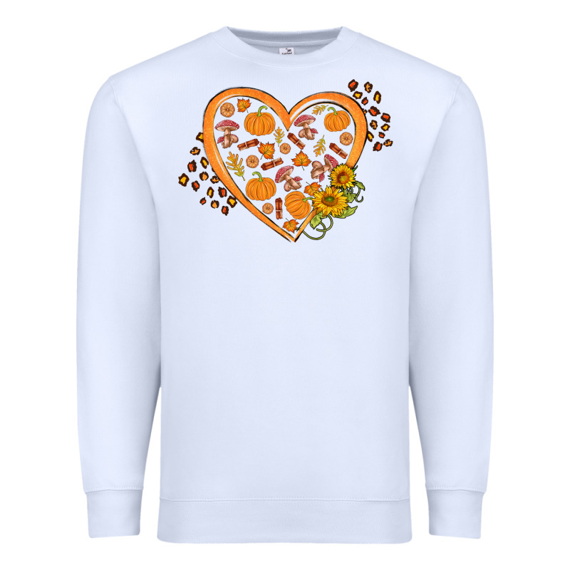 Western Autumn Heart Premium Sweatshirt by FaDigitalArtStudio | Teevron