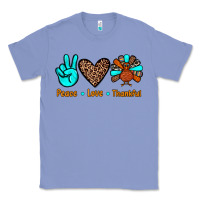 Colony Blue peace love thankful Classic Tee - JahusDesignShop
