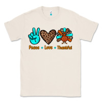 Natural peace love thankful Classic Tee - JahusDesignShop