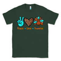 Sports Green peace love thankful Classic Tee - JahusDesignShop