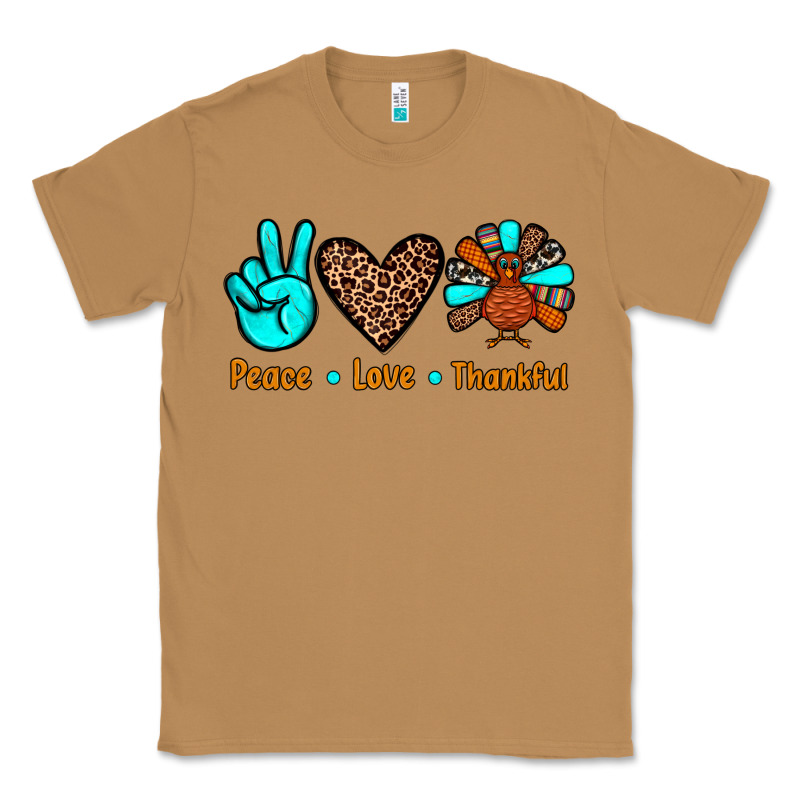 Peace Love Thankful Classic Tee by JahusDesignShop | Teevron