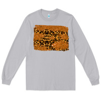 Moon Dust leopard glitter background Long Sleeve Tee - RanaPortraitStore