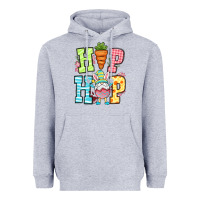 Heather Grey Easter hip hop gnome Heavyweight Hoodie - OliviaCreatesArt
