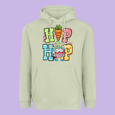 Easter Hip Hop Gnome Heavyweight Hoodie Designed By Oliviacreatesart