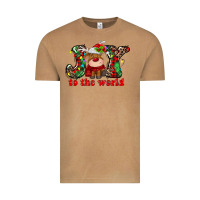 Vintage Camel joy to the world christmas deer Vintage Tee - MaliasSmallBusiness