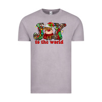 Vintage Zinc joy to the world christmas deer Vintage Tee - MaliasSmallBusiness