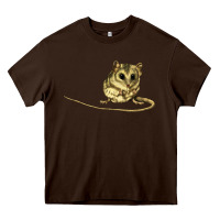 Chocolate Brown Dunnart Heavy Core Tee - LillyAllenDesigns