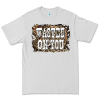 Dove Grey Western Wasted On You Background Premium Tee - LillyAllenDesigns
