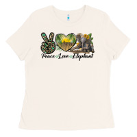 Bone Peace Love Elephant Ladies Tee - LillyAllenDesigns