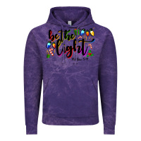 Cloud Purple be the light matthew 5 14 Vintage Hoodie - MaliasSmallBusiness