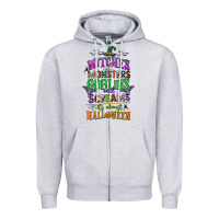 Witches Monsters Goblins And Screams Its Almost Halloween Zipper Hoodie | Teevron