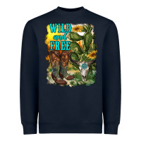 Navy wild and free cowgirl boots Heavyweight Sweatshirt - RanaPortraitStore