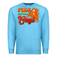 Ocean Blue Pies Before Guys Premium Sweatshirt - FaDigitalArtStudio