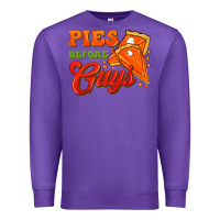Purple Pies Before Guys Premium Sweatshirt - FaDigitalArtStudio