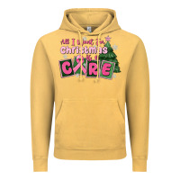 Vintage Mustard all i want for is a care Vintage Hoodie - MaliasSmallBusiness